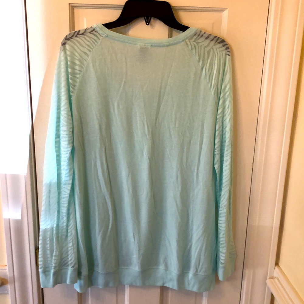 PINK mint green top - Picture 2 of 4